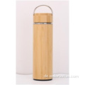 450 ml Bambus-Vakuumflasche mit Edelstahlgriff